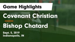 Covenant Christian  vs Bishop Chatard  Game Highlights - Sept. 5, 2019