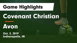 Covenant Christian  vs Avon  Game Highlights - Oct. 3, 2019