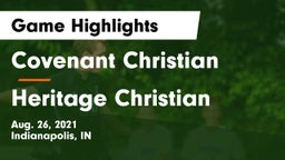 Covenant Christian  vs Heritage Christian  Game Highlights - Aug. 26, 2021