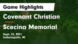 Covenant Christian  vs Scecina Memorial  Game Highlights - Sept. 23, 2021
