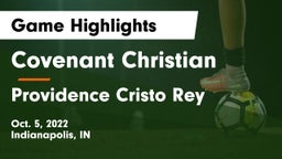 Covenant Christian  vs Providence Cristo Rey Game Highlights - Oct. 5, 2022