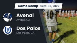 Recap: Avenal  vs. Dos Palos  2022