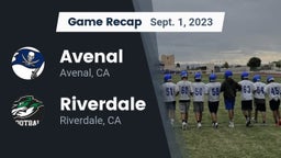 Recap: Avenal  vs. Riverdale  2023