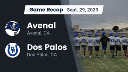 Recap: Avenal  vs. Dos Palos  2023