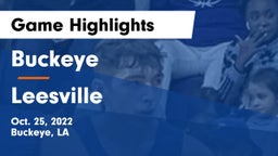 Buckeye  vs Leesville  Game Highlights - Oct. 25, 2022