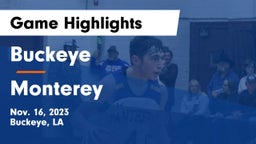 Buckeye  vs Monterey  Game Highlights - Nov. 16, 2023
