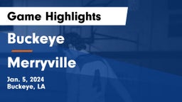 Buckeye  vs Merryville  Game Highlights - Jan. 5, 2024
