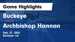 Buckeye  vs Archbishop Hannan  Game Highlights - Feb. 27, 2024