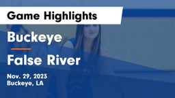 Buckeye  vs False River Game Highlights - Nov. 29, 2023