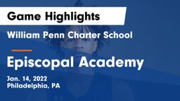 William Penn Charter School vs Episcopal Academy Game Highlights - Jan. 14, 2022