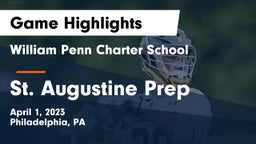William Penn Charter School vs St. Augustine Prep  Game Highlights - April 1, 2023