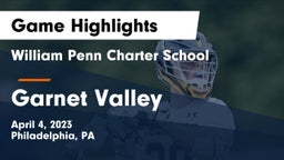 William Penn Charter School vs Garnet Valley  Game Highlights - April 4, 2023