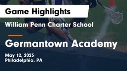 William Penn Charter School vs Germantown Academy Game Highlights - May 12, 2023
