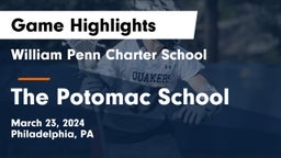 William Penn Charter School vs The Potomac School Game Highlights - March 23, 2024