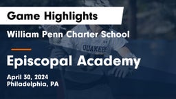 William Penn Charter School vs Episcopal Academy Game Highlights - April 30, 2024