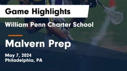 William Penn Charter School vs Malvern Prep  Game Highlights - May 7, 2024