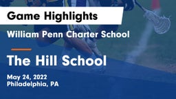 William Penn Charter School vs The Hill School Game Highlights - May 24, 2022