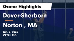 Dover-Sherborn  vs Norton , MA Game Highlights - Jan. 3, 2023