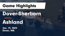 Dover-Sherborn  vs Ashland  Game Highlights - Jan. 19, 2024