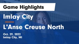 Imlay City  vs L'Anse Creuse North  Game Highlights - Oct. 29, 2022
