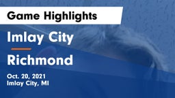 Imlay City  vs Richmond Game Highlights - Oct. 20, 2021