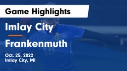 Imlay City  vs Frankenmuth  Game Highlights - Oct. 25, 2022