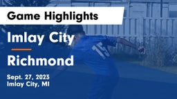 Imlay City  vs Richmond Game Highlights - Sept. 27, 2023