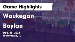 Waukegan  vs Boylan  Game Highlights - Dec. 18, 2021