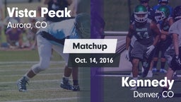 Matchup: Vista Peak vs. Kennedy  2016