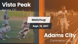 Matchup: Vista Peak vs. Adams City  2017