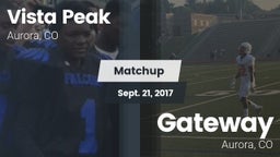 Matchup: Vista Peak vs. Gateway  2017
