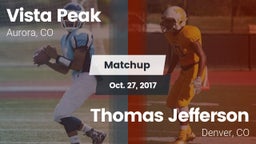 Matchup: Vista Peak vs. Thomas Jefferson  2017