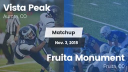Matchup: Vista Peak vs. Fruita Monument  2018