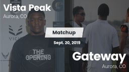 Matchup: Vista Peak vs. Gateway  2019
