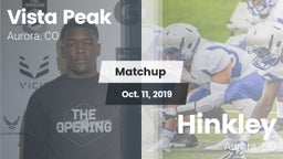 Matchup: Vista Peak vs. Hinkley  2019