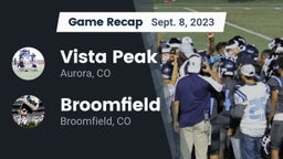 Recap: Vista Peak  vs. Broomfield  2023