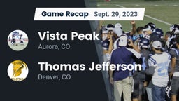 Recap: Vista Peak  vs. Thomas Jefferson  2023
