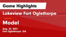 Lakeview Fort Oglethorpe  vs Model  Game Highlights - Aug. 24, 2021