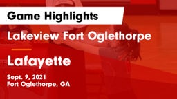 Lakeview Fort Oglethorpe  vs Lafayette  Game Highlights - Sept. 9, 2021