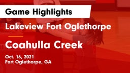 Lakeview Fort Oglethorpe  vs Coahulla Creek  Game Highlights - Oct. 16, 2021