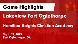 Lakeview Fort Oglethorpe  vs Hamilton Heights Christian Academy Game Highlights - Sept. 19, 2023