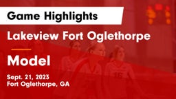 Lakeview Fort Oglethorpe  vs Model  Game Highlights - Sept. 21, 2023