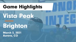 Vista Peak  vs Brighton  Game Highlights - March 3, 2021