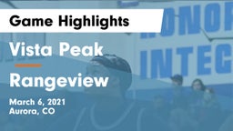 Vista Peak  vs Rangeview  Game Highlights - March 6, 2021