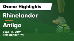 Rhinelander  vs Antigo Game Highlights - Sept. 17, 2019