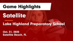 Satellite  vs Lake Highland Preparatory School Game Highlights - Oct. 31, 2020
