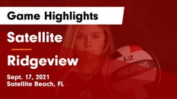 Satellite  vs Ridgeview  Game Highlights - Sept. 17, 2021
