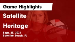 Satellite  vs Heritage Game Highlights - Sept. 23, 2021