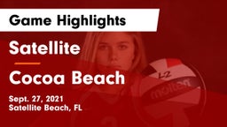 Satellite  vs Cocoa Beach  Game Highlights - Sept. 27, 2021