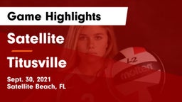 Satellite  vs Titusville  Game Highlights - Sept. 30, 2021